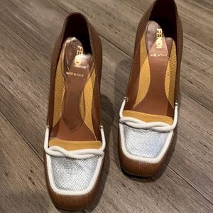 Fendi, pumps w/dust bag. Purchased from Fendi